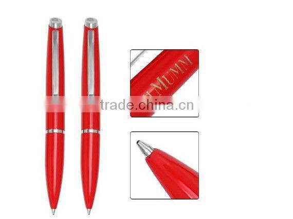 promotional red ceramic roller pen