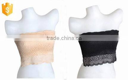 2016 sexy lace seamless bra, wholesale sexy strapless lady bra lingerie nightwear