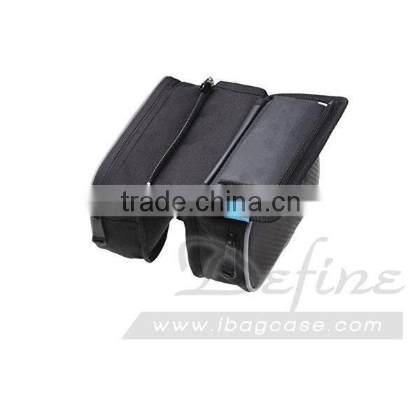 The unique double bicycle top tube bike frame bag for iphone 6