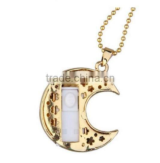 OEM lovely moon metal usb/jewelry usb flash device