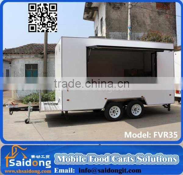 Best quality food beverages mobile food trailer mobile food cart catering truck customized design