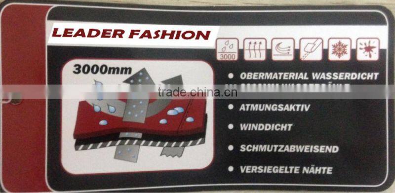 100% nylon ladies high quality Ski /snow jacket & winter jacket &windproof&waterproof&breathable