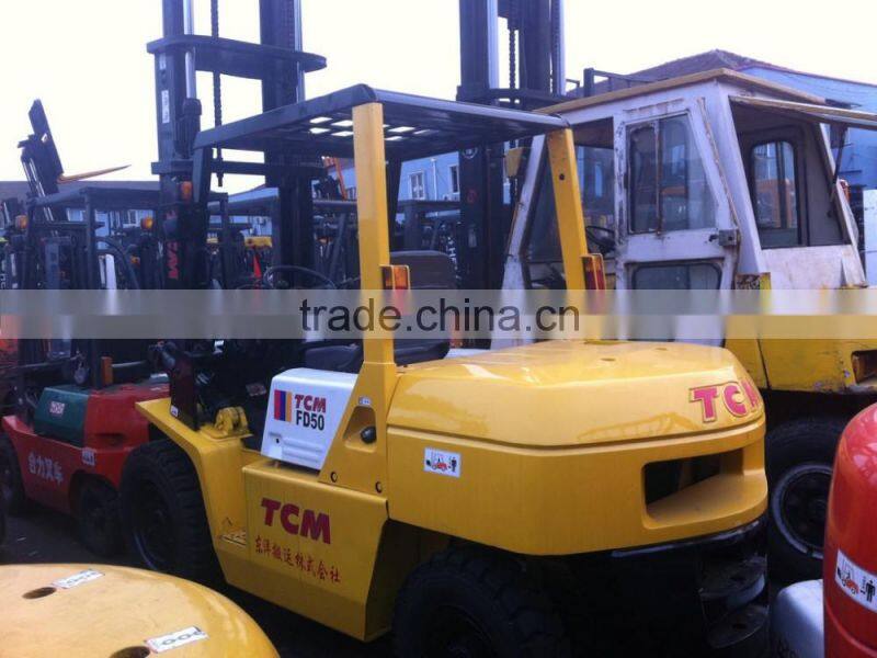 used tcm 5 ton forklift, used 5 ton tcm forklift,china used forklift,small forklift for sale