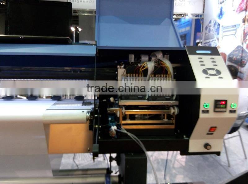 roll to roll cloth printing machine with two dx5 print head, cloth printing machine