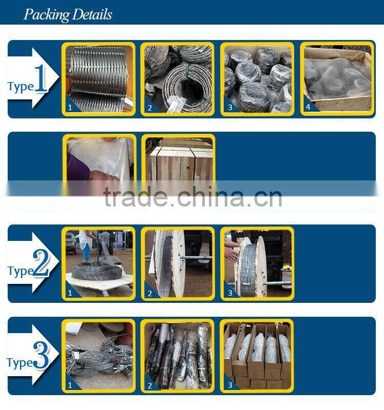 manufacture black oxide pp denline rope mesh cable tray