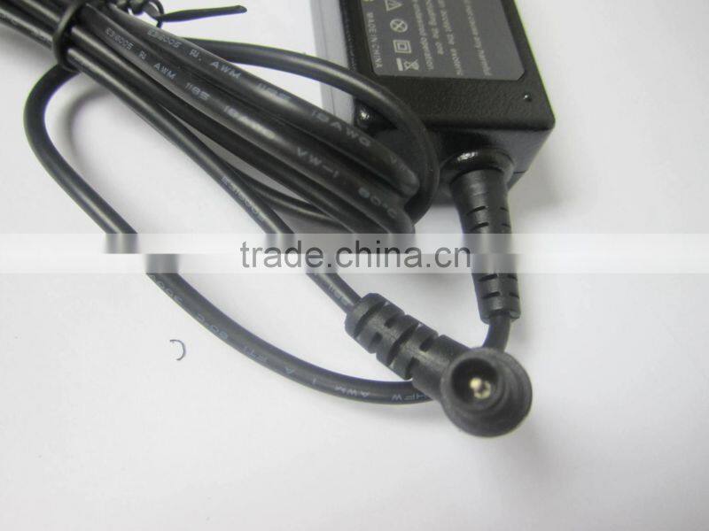 for sony mini laptop charger 39W 19.5V 2A 6.5*4.4mm