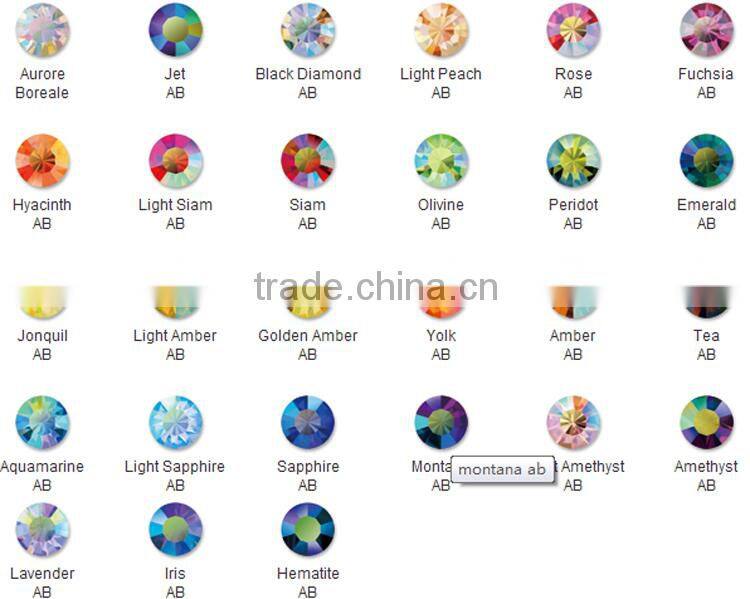 Crystal fancy droplet glass stone