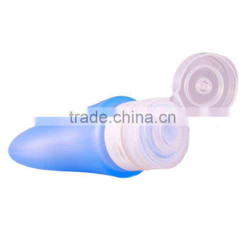 smal silicone travel empty cosmetic bottle