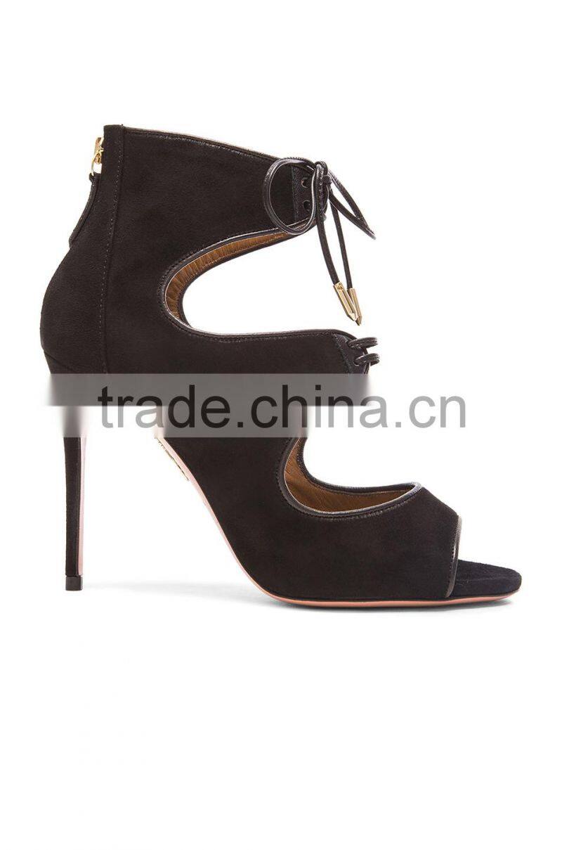 Guangzhou Shoes Factory Large Size Sandals for Woman, Hand Made New Shoes 2016