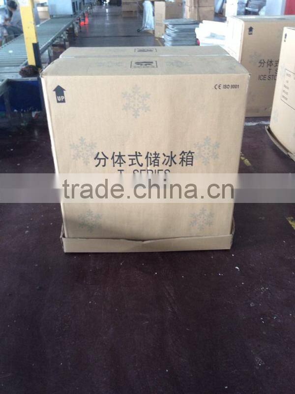 Ice machinery assembling stainless steel ice bin for sale