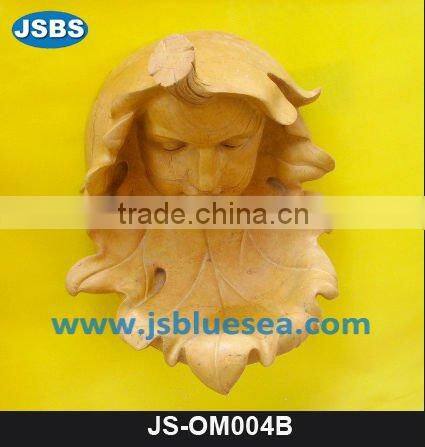 Lion head basin for wall