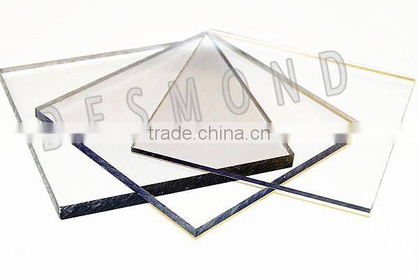 Desmond polycarbonate solid sheet super high quality 100% Bayer material