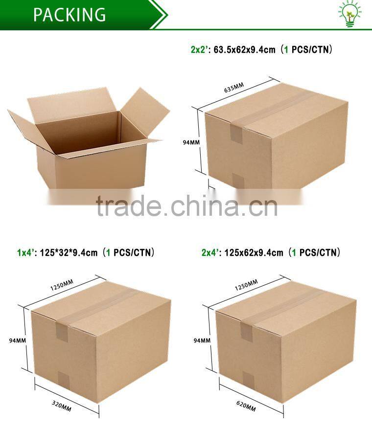 UL DLC approved 80Ra lamp location 45w 2*2foot led troffer E475892