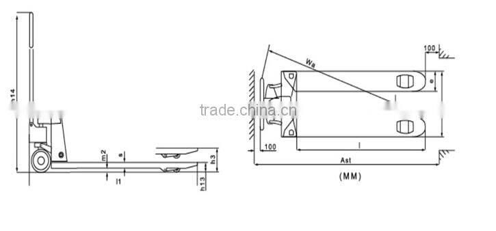 2Ton Chinese Hand Pallet Truck