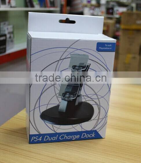 Factory direct sale controller charger stand for PS4 controller charger with led and IC