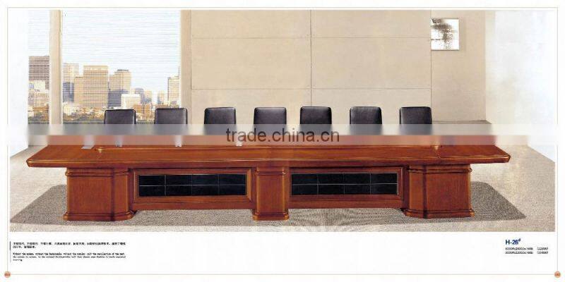 super huge office mdf wood conference table microphone factory sell directly HP37