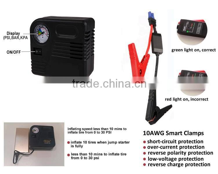 black Friday 12V Lithium Battery Mini Jump Starter car jumping starter