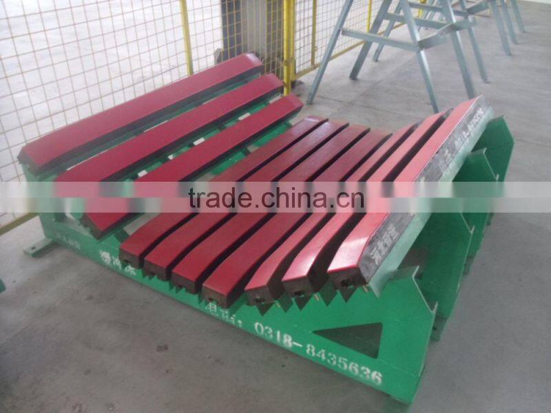 China Factory Fire Resistant Buffer Bed With Impact Bars For Roller Conveyor