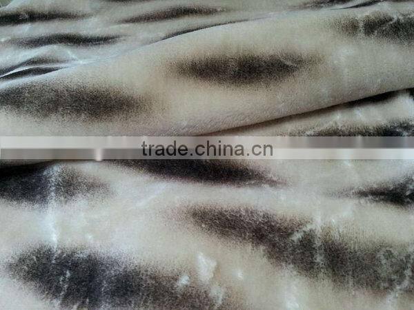 Popular unique 2015 fake fur blanket fabric