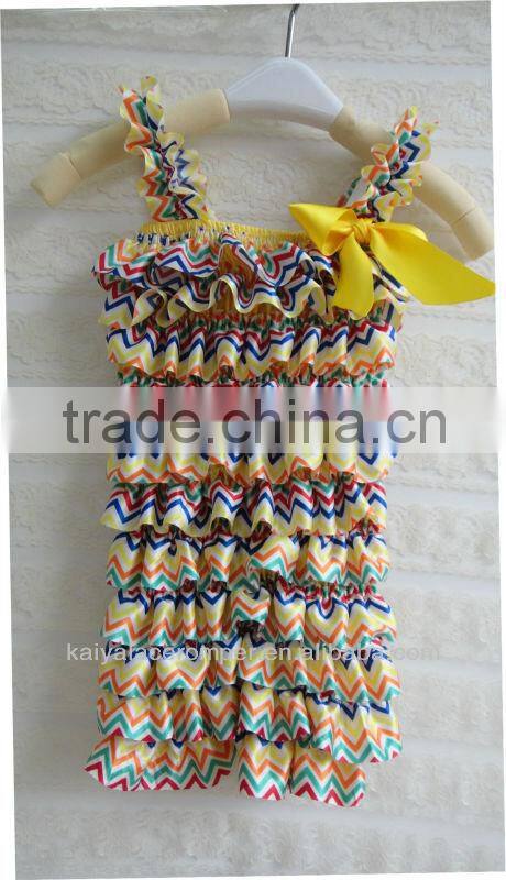 latest!!babies summer clothes chevron rompers adorable baby clothes fashion baby satin carters with bows chevron romper