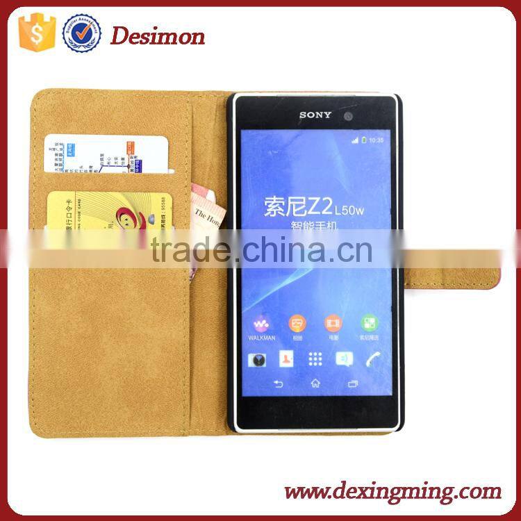 for sony xperia Z2 case cover, for sony xperia Z2 leather case