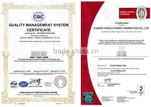 Industrial open frame type 350kva diesel generator powered with Doosan engine