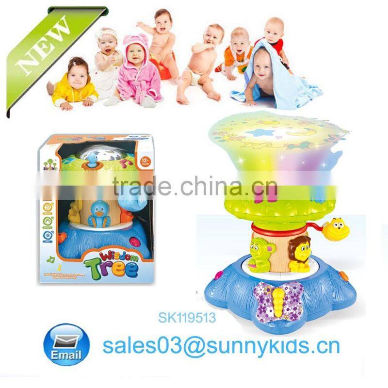 Newly dsign infant play mat baby play gym with light and music