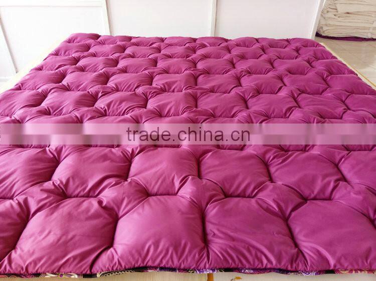 Printed microfiber quilt/ duvet/ comforter china supplier microfiber quilt