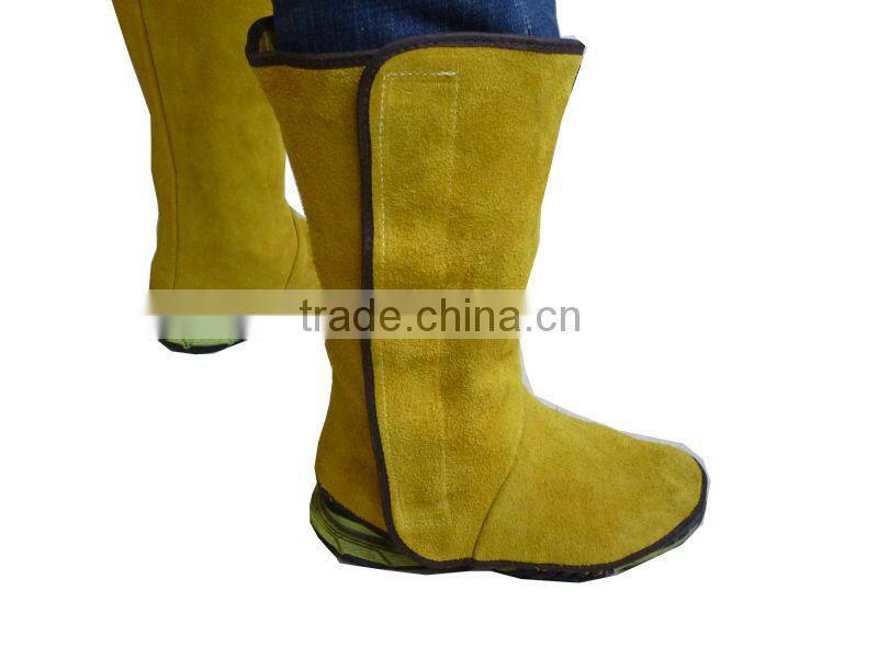 cow split lethare foot cover machine