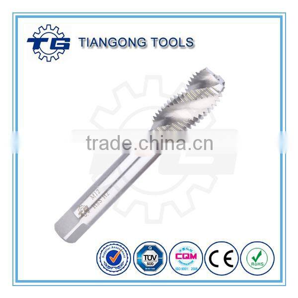 TG Tools DIN352 fully ground M2 6542 HSS spiral flute taps