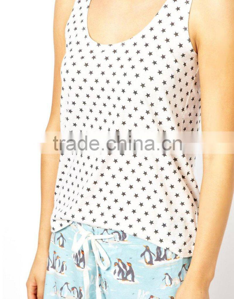 Girls Cami And Short Pajam Set