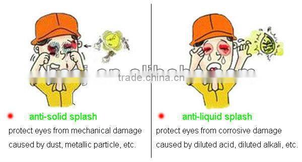 2016 hot selling 2.2 mm PC lens protective anti-fog glasses safety anti-fog glasses transparent anti fog glasses manufacturer