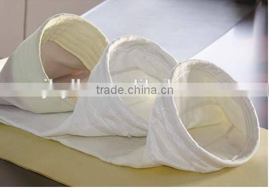 nonwoven Polyester filter bag(filter socks) with PTFE membrane used in Cement plant for dust collecting