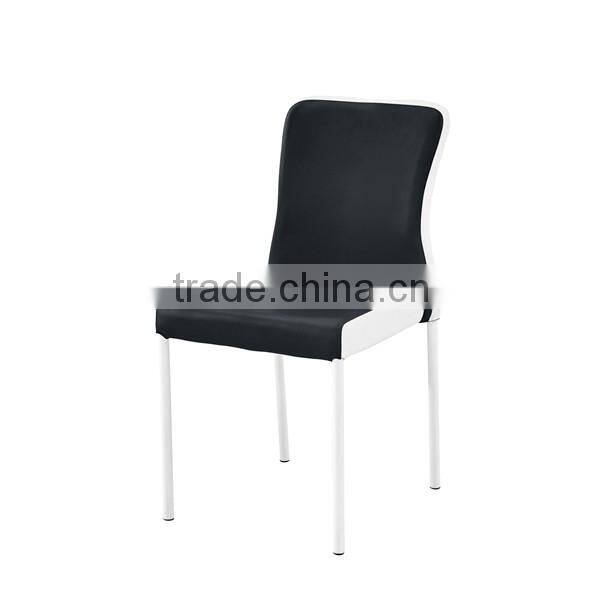 modern office furniture leather cover z shape dining chair