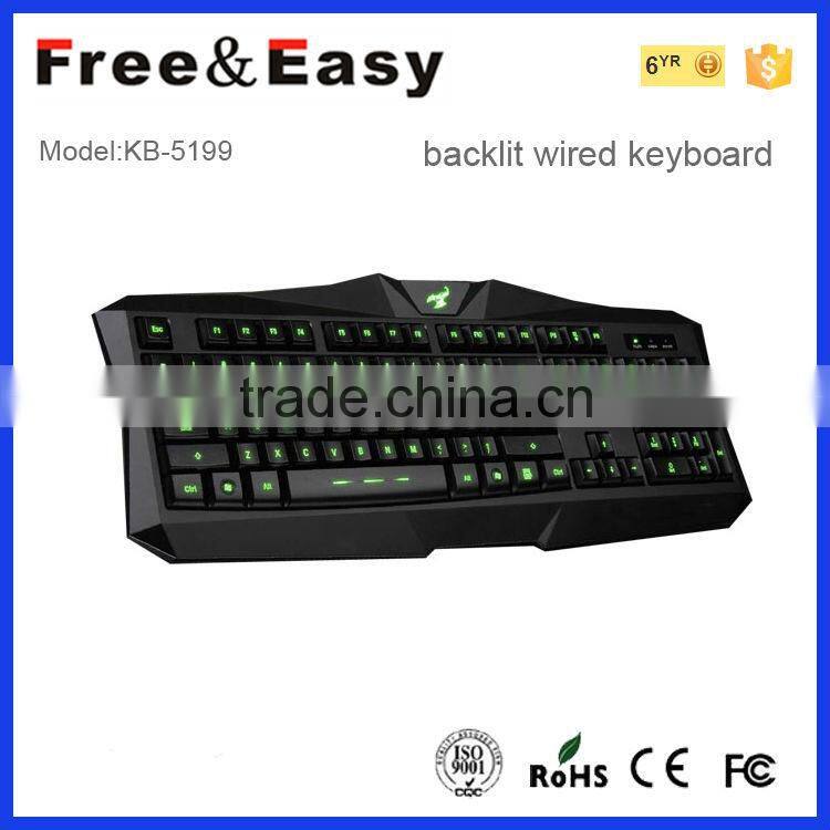 LED gaming wired keyboard