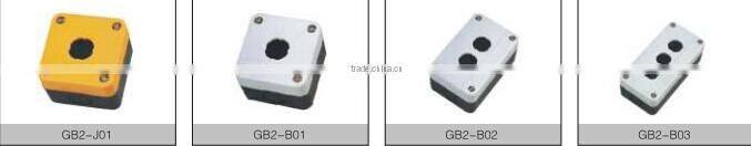 CNGAD yellow 1-hole pushbutton control box(pushbutton box,control station)(GB2-J01)