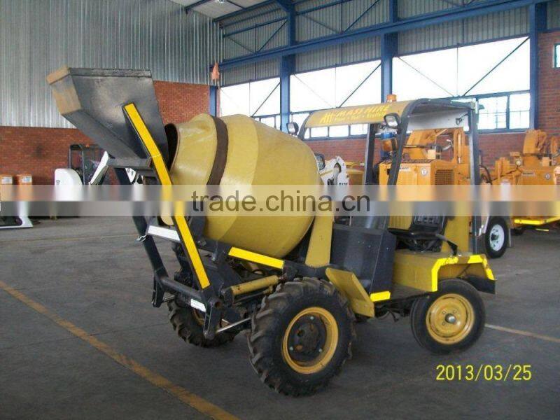 China Famous Topmac Brand mobile self-loading mixer