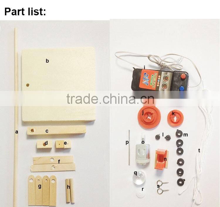 school lesson educational electronic crane wooden jigsaw puzzle