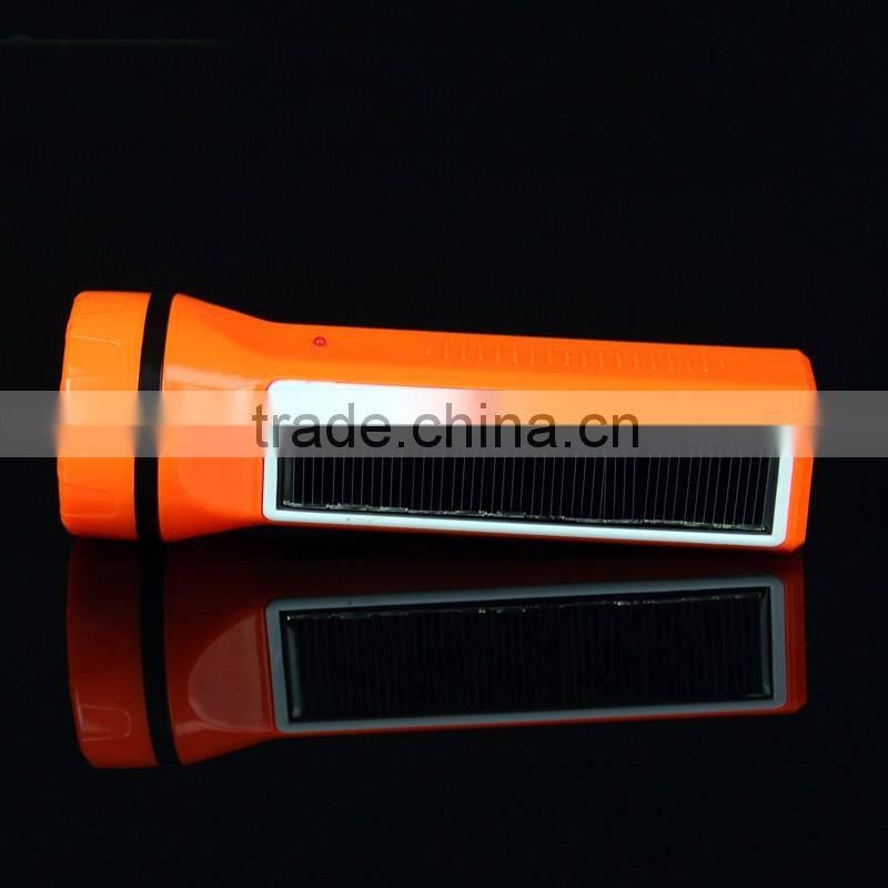 Solar Flashlight Electronic Factory Selling Camp Torch