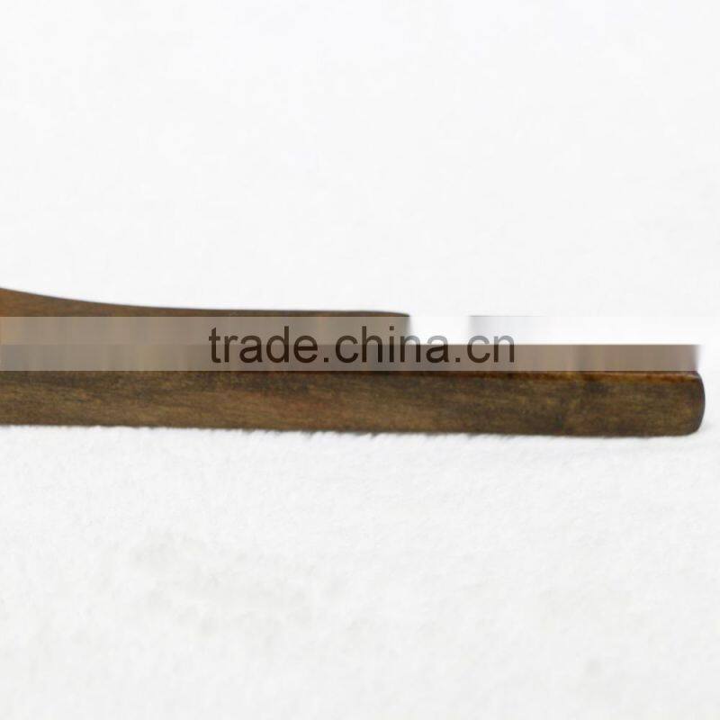 Red brown wooden craft coat hanger for clothes display
