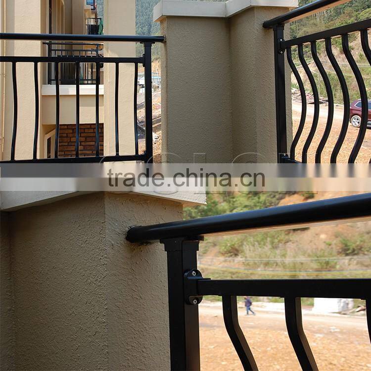 Best Handrail Project Manufacturer Customized Indoor/Outdoor Terrace metal/ aluminum Balcony Railing Designs
