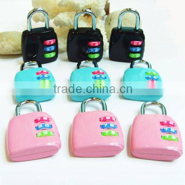 4 colors 3 digits metal combination locks
