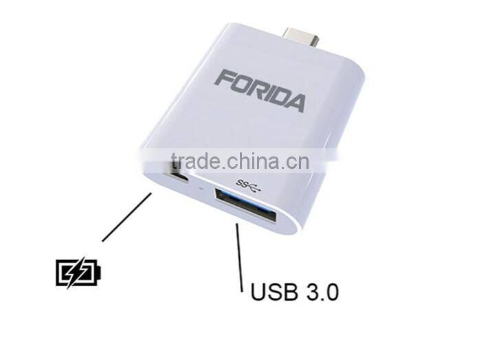 FORIDA newest type C usb 3.1 HUB Combo with PD charging hub for macbook,PD charger