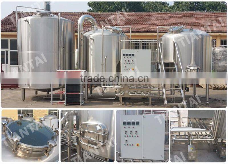 Turnkey 5000L commercial beer brewery equipment for sale