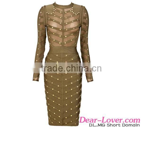 Black Slit Thigh cheap fashion Bandage bandage dress 2016 bodycon