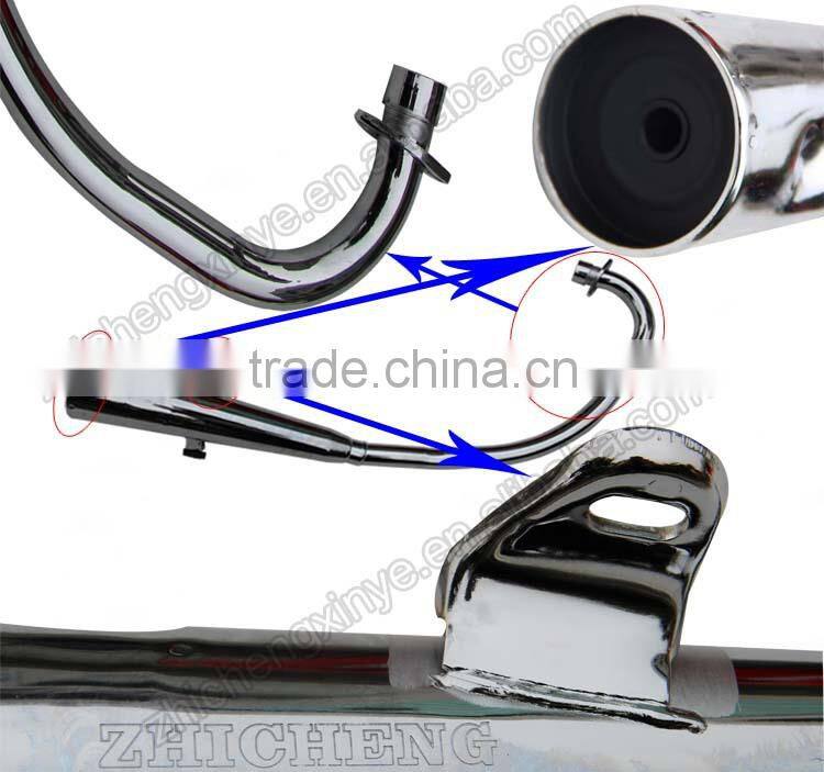 Top Qualitypolished New Stainless Exhaust Pipe ZJ-125CC