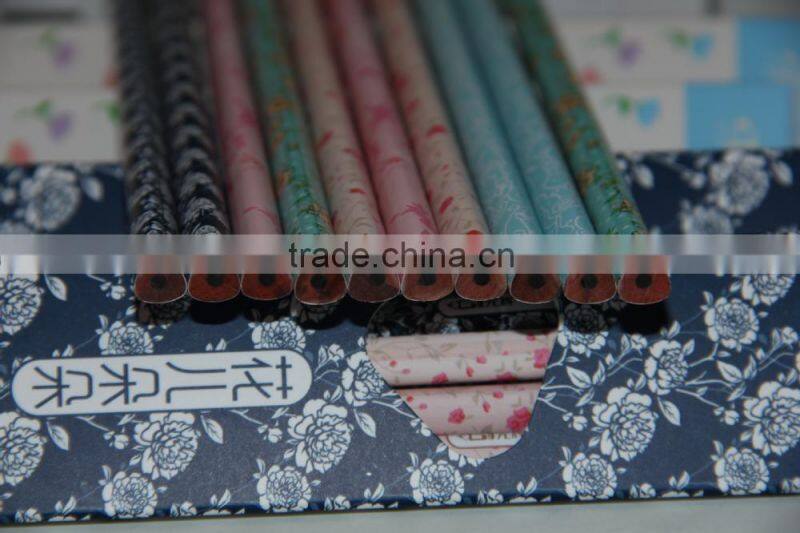 HB Black Lead Black Standard Pencil With eraser