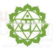 Orgone Engraved Heart Chakra Oval : Manufacturer Orgonite Chakra Oval