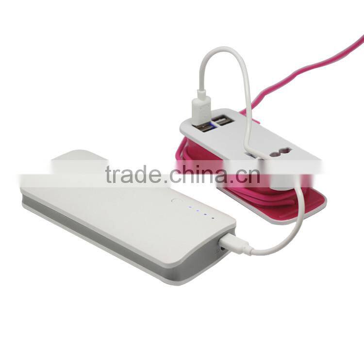 High quality real capacity 10000mah 3 usb phone power bank