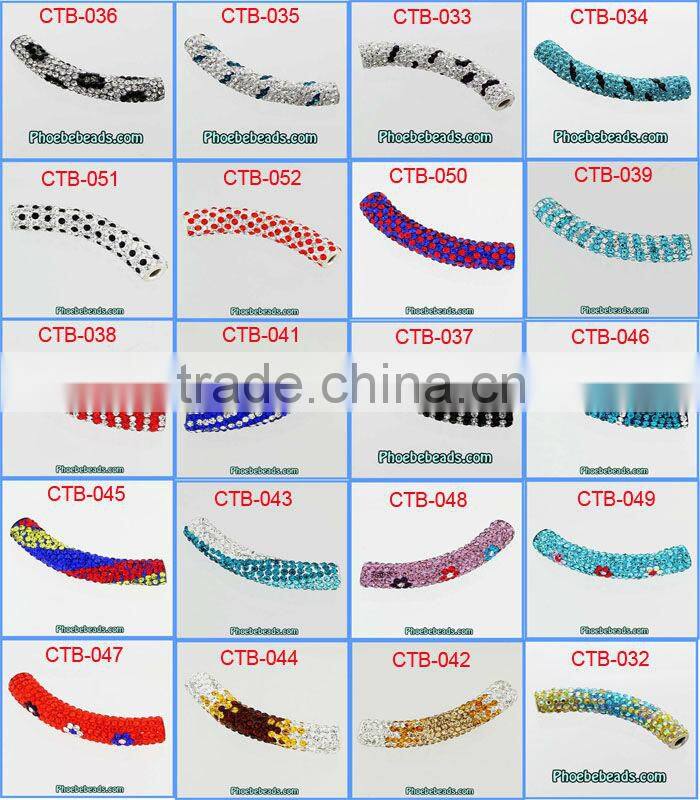 Wholesale New Arrival Rhinestone Waterdrop Hole Beads For Making Earrings CPB-WD01A